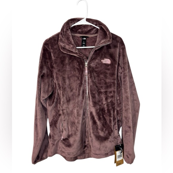 The North Face Women’s Lux Osito Full Zip Fleece Jacket Twilight Mauve Size L - Picture 4 of 10